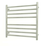 Radiant Polished 750 x 750mm Round Heated Towel Rail (Left Wiring) RTR06LEFT