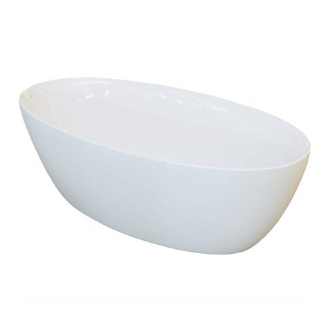 Oliveri Naples Freestanding Bath 1700mm White NA1700-D