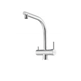 Oliveri Essentials Square Gooseneck 3 Way Filter Tap Chrome FT3ESQ