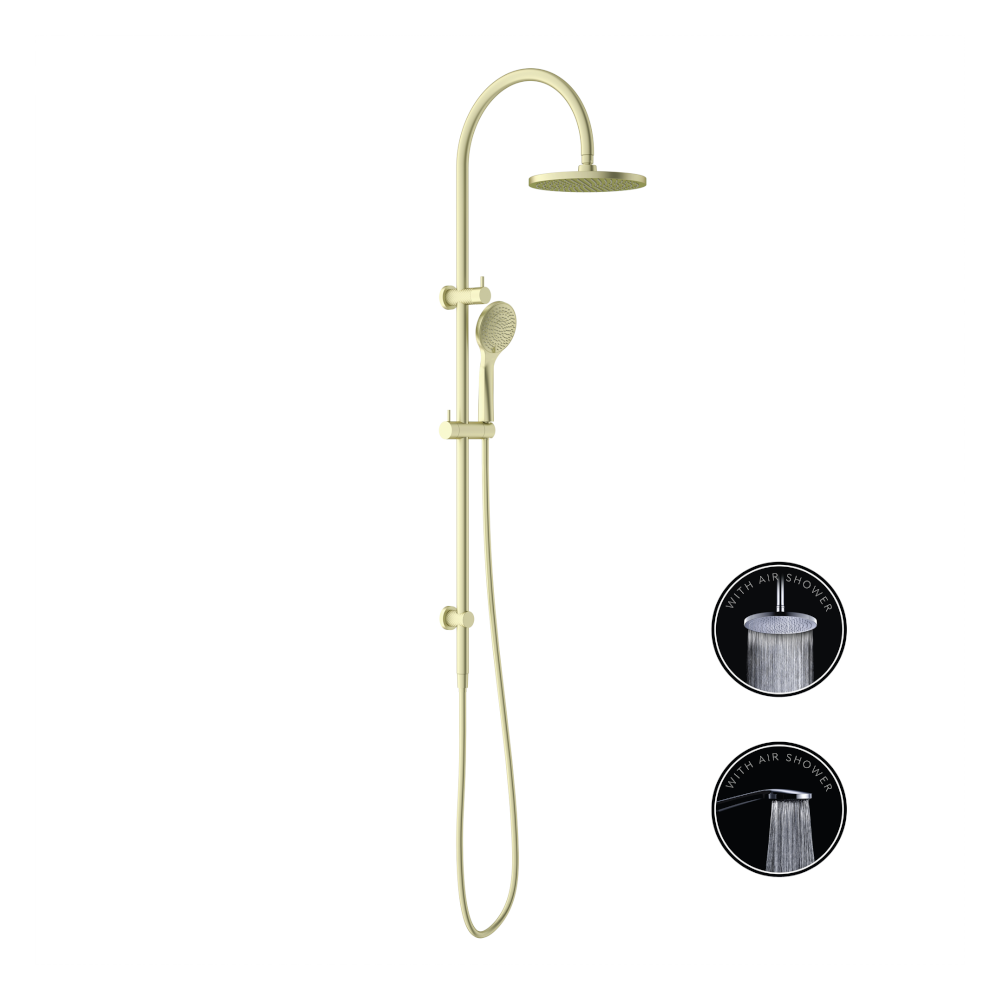 Nero Opal Shower Set with Air Shower Brushed Gold NR251905bBG