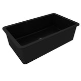 Turner Hasting Butler Cuisine Single Bowl Inset/ Undermount Sink 81 X 48 Matte Black CU81FS-MB