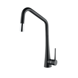 Abey Armando Vicario TINK-D Sidelever Pull Out Sink Mixer Black TINKD-B