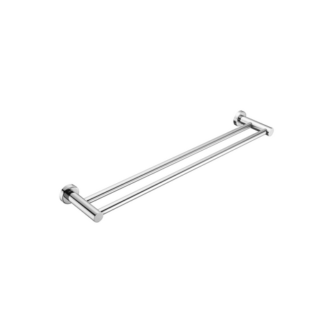 Nero Mecca Double Towel Rail 600mm Chrome NR1924dCH