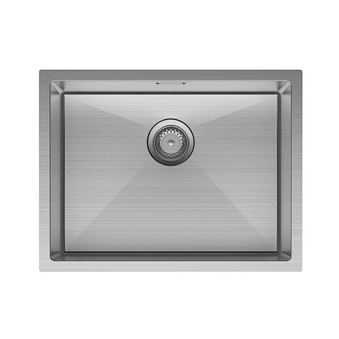 Fienza Hana Single 50L Laundry Sink (Overflow) Stainless Steel 68501