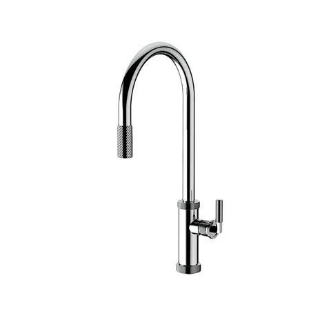 Abey Armando Vicario Urban D Pull Out Sink Mixer Chrome 400728