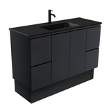 Fienza Dolce Matte Black Satin 1200mm Vanity Kickboard TCLB120ZBK