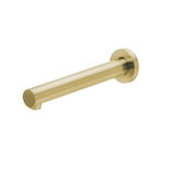 Phoenix Vivid Wall Bath Outlet 200mm Brushed Gold V776-12