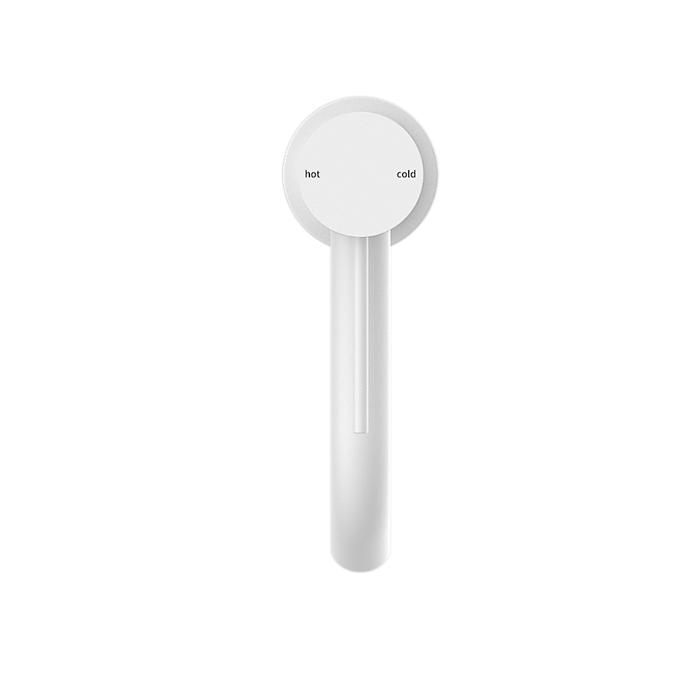 Nero Mecca Basin Mixer Matte White NR221901MW