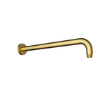 P&P Shower Arm Round Straight Brushed Gold PRY006-BG