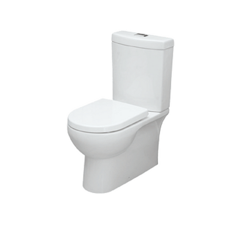 Everhard Classic Back to Wall S Trap 80-150mm Toilet Suite White 75502