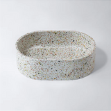 Eight Quarters Basin Terrazzo Oval Siena (Inc. Waste) EQXITE2-S