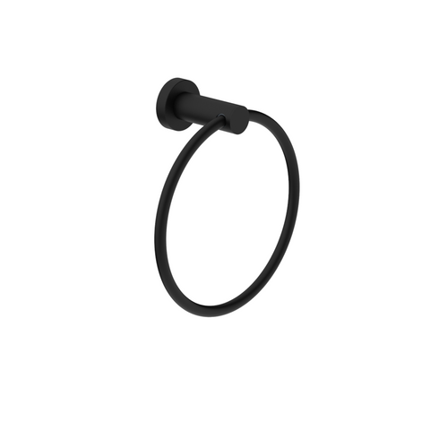 Nero Dolce Hand Towel Ring Matte Black NR2080MB