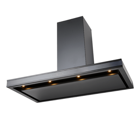 Schweigen Silent Wallmount Rangehood 900mm (3200m3/hr) Matte Black DS3326B-9SE