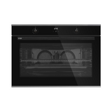 Omega Electric Wall Oven 90cm  9 Function Dark Stainless Steel OBO960XB