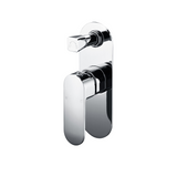 P&P Cora Wall Mixer with Diverter Chrome PBR3002