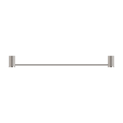 Nero Opal Single Towel Rail 600mm Brushed Nickel NR2524BN