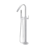 Meir Round Freestanding Bath Spout and Hand Shower Chrome MB09PD-C