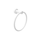 Nero Mecca Hand Towel Ring Matte White NR1980MW