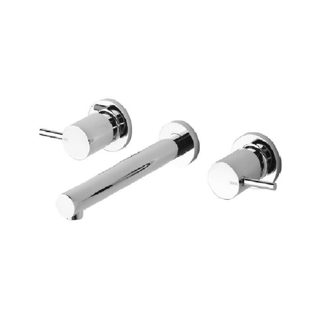 Phoenix Vivid Pin Lever Bath Set 200mm 15mm Extended Spindles Chrome VP111 CHR