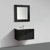 Belbagno Atria Neo II Wall Hung or with legs Vanity 860x470x500mm Black Pattern ATR-850-DO-BP