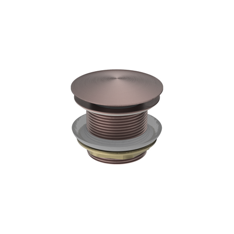 Nero Universal 40mm Bath Pop-up Plug With Removable Waste No Overflow Brushed Bronze NRA707BZ