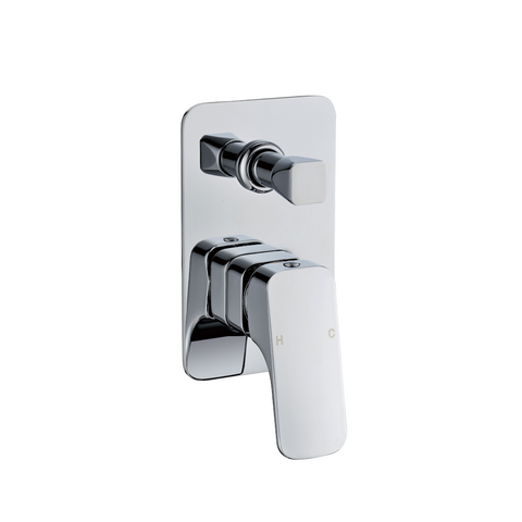 P&P Nova Wall Mixer with Diverter Chrome PSR3005SB