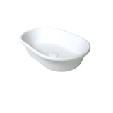 Turner Hasting Blanche 53x 36 TitanCast Basin- Satin Silk White BL530BA