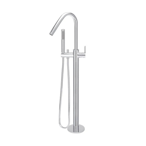 Meir Round Freestanding Bath Spout and Hand Shower Chrome MB09PN-C