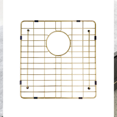 Meir Lavello Protection Grid for MKSP-S450450 Brushed Bronze Gold GRID-02-BB