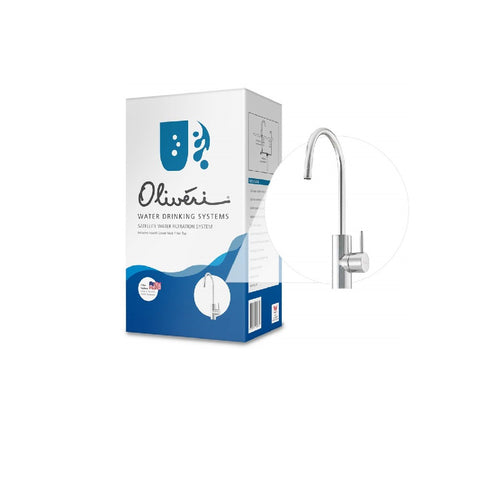 Oliveri Satellite Water Filtration System with Round Gooseneck Filter Tap Chrome FS7025