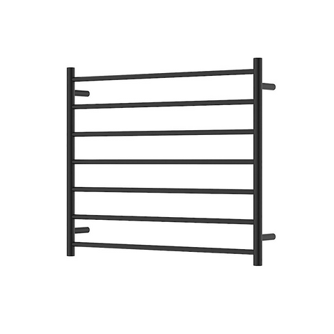 Fienza Isabella Heated Towel Ladder 900x750mm 7 Bars Matte Black 8279075MB
