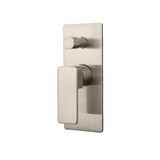 Ikon Ceram Wall Mixer with Diverter Brushed Nickel HYB636-501BN