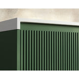 Belbagno Rimini Wall Hung Vanity 1390x495x450mm Rain Forest (green) RIMINI-1400