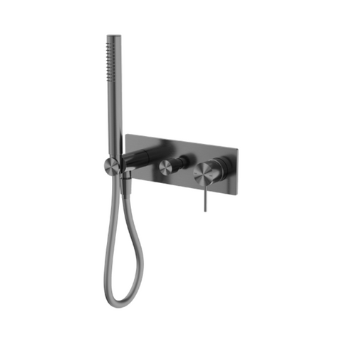 Nero Mecca Shower Mixer Diverter System Gun Metal NR221903eGM