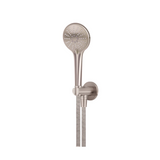 Meir Round Hand Shower on Fixed Bracket Champagne MZ08-CH