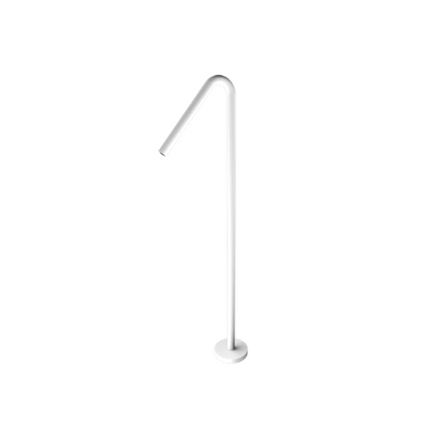 Nero Mecca Floor Standing Bath Spout Only Matte White NR221903AMW