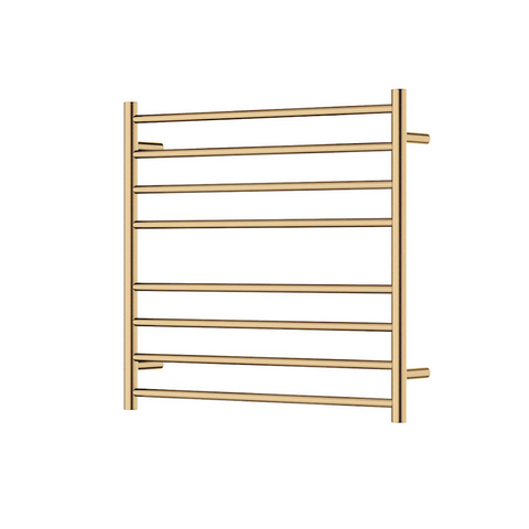 Fienza Isabella Heated Towel Ladder 750x700mm 8 Bars Urban Brass 8277570UB