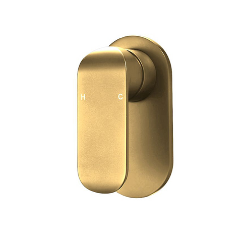 Ikon Kara Wall Mixer Brushed Gold HYB11-301BG