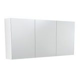 Fienza Mirror Cabinet 1500mm with Side Panels Satin White PSC1500MW