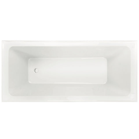 Decina Aria 1525 Inset Bath (Tile Bead) White AR1525W