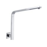 P&P Shower Arm Square Hi Rise Chrome PRY030