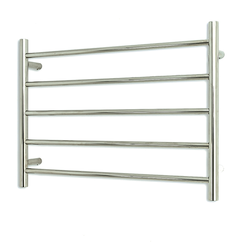 Radiant Polished 750 x 550mm Round Non Heated Towel Rail LTR03-750