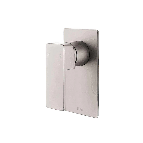 Ikon Ceram Wall Mixer Brushed Nickel HYB636-301BN