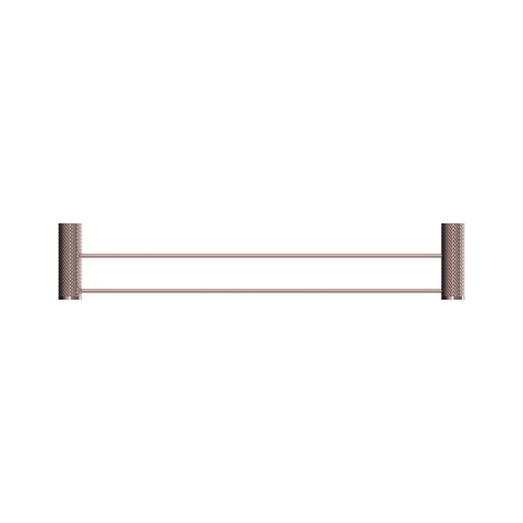 Nero Opal Double Towel Rail 600mm Brushed Bronze NR2524dBZ