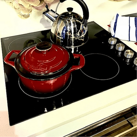 Kleenmaid Cooktop Ceramic Knob Control 60cm Black CCTB6020