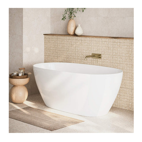 Oliveri Naples Freestanding Bath 1700mm White NA1700-D