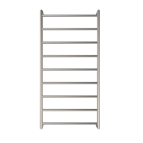 Fienza Kaya Heated Towel Ladder 600x1200mm 9 Bars Brushed Nickel 82860120BN