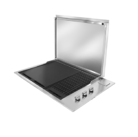 Artusi BBQ Flat 80cm Lid Only (Suit Model ABBQM2) 316 Stainless Steel ABBQMF2
