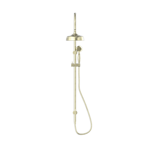 Nero York Twin Shower with Metal Hand Shower Aged Brass NR69210502AB
