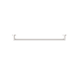 Nero Dolce 700mm Single Towel Rail Brushed Nickel NR3630BN